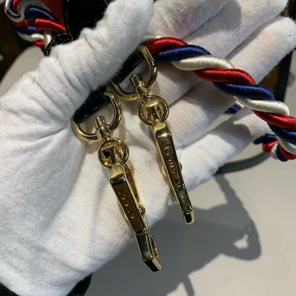 N16 Slightly Used Gucci Sylvie Brown velvet small shoulder straps Bag - Picture 11 of 15